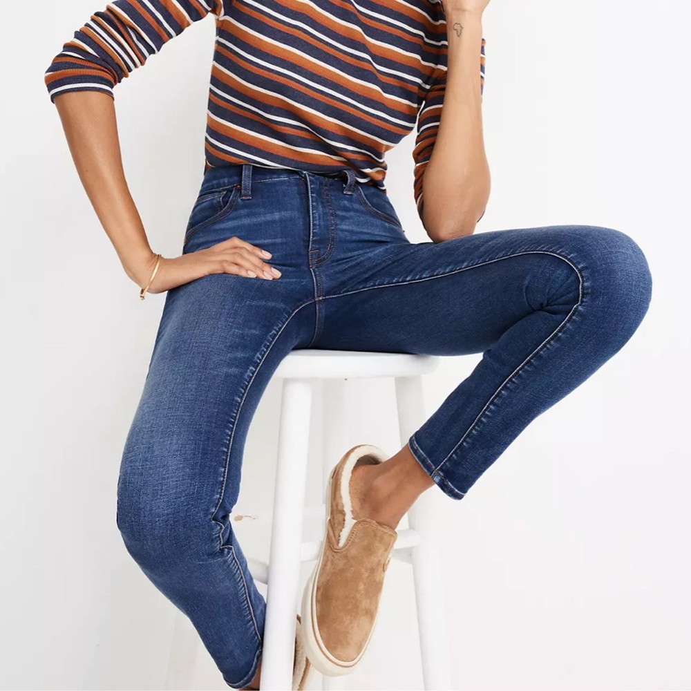 Madewell 10" High-Rise Skinny Jeans in Tarren Wash: THERMOLITE® Edition